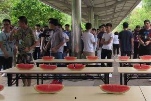 校园吃瓜大赛现场,舌尖上的狂欢,瓜王争霸一触即发